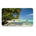 Full Color Microfiber Cloth, Tropical Beach 4" x 7"